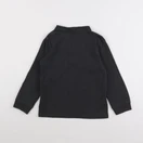 Vertbaudet - polo noir - 8 ans