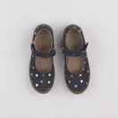 Vertbaudet - ballerines bleu, or - pointure 30