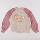 Vertbaudet - sweat beige - 10 ans
