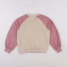 Vertbaudet - sweat beige - 10 ans