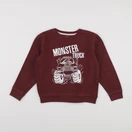 Vertbaudet - sweat rouge - 8 ans