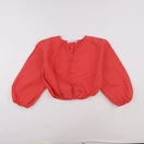 Zara - blouse rouge - 11/12 ans