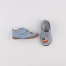Vertbaudet - tennis à scratch/ lacets bleu - pointure 24