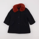 Jacadi - manteau bleu - 24 mois