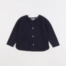 Zara - gilet bleu - 12/18 mois
