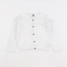 Petit Bateau - gilet blanc - 24 mois