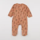 Vertbaudet - pyjama velours marron - 6 mois