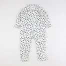 Vertbaudet - pyjama velours blanc - 3 ans