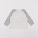 IKKS - tee-shirt blanc, gris - 6 mois