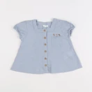 Vertbaudet - blouse bleu - 18 mois