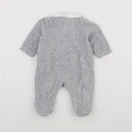 Boutchou - pyjama velours gris - 1 mois