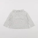 Petit Bateau - tee-shirt gris - 24 mois