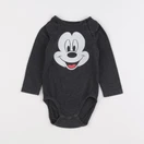 H&M - body noir - 6/9 mois