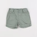 H&M - short vert - 3/6 mois