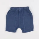 Zara - short bleu - 9/12 mois