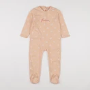 Vertbaudet - pyjama coton beige - 2 ans