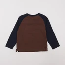Vertbaudet - tee-shirt bleu, marron - 4 ans