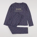 Vertbaudet - pyjama coton bleu - 12 ans