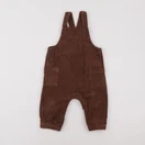 Vertbaudet - salopette marron - 12 mois