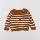 Vertbaudet - pull marron - 9 mois