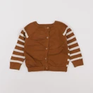 Vertbaudet - pull marron - 9 mois