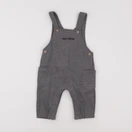 Vertbaudet - salopette gris - 9 mois