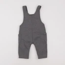 Vertbaudet - salopette gris - 9 mois