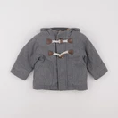 Vertbaudet - manteau gris - 12 mois