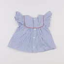 Jacadi - blouse bleu - 6 mois