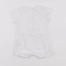 Vertbaudet - pyjama coton blanc - 3 mois