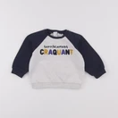Tape à l'oeil - sweat bleu - 18 mois
