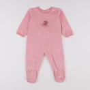 Petit Bateau - pyjama velours rose - 18 mois