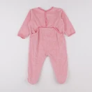 Petit Bateau - pyjama velours rose - 18 mois