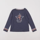 Vertbaudet - tee-shirt bleu - 6 ans