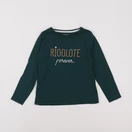 Vertbaudet - tee-shirt vert - 6 ans