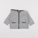 Cyrillus - gilet gris - 12 mois