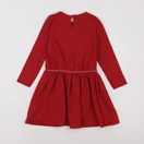 Vertbaudet - robe rouge - 8 ans