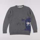 Vertbaudet - pull gris - 14 ans