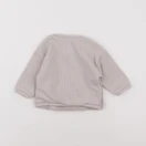 Vertbaudet - sweat beige - 9 mois