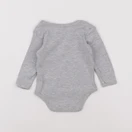 Vertbaudet - body gris - 9 mois