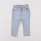 Vertbaudet - pantalon bleu - 9 mois