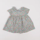 Jacadi - robe liberty vert - 6 mois