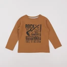Vertbaudet - tee-shirt marron - 4 ans