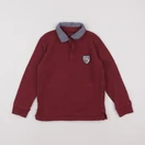Vertbaudet - polo rouge - 8 ans