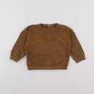 Vertbaudet - sweat marron - 24 mois