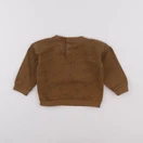 Vertbaudet - sweat marron - 24 mois