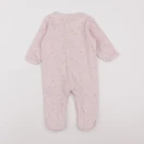 Vertbaudet - pyjama velours rose - 6 mois