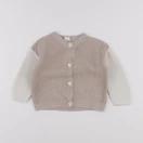 H&M - gilet marron, beige - 9/12 mois
