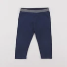 Vertbaudet - legging bleu - 12 mois