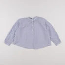 Galeries Lafayette - blouse blanc, bleu - 6 ans